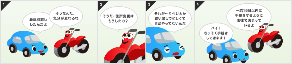 自動車の住所変更とは 自動車手続の基礎知識 埼玉県限定 車庫証明ｅｘｐｅｒｔ 埼玉県さいたま市の中央グループにお任せください